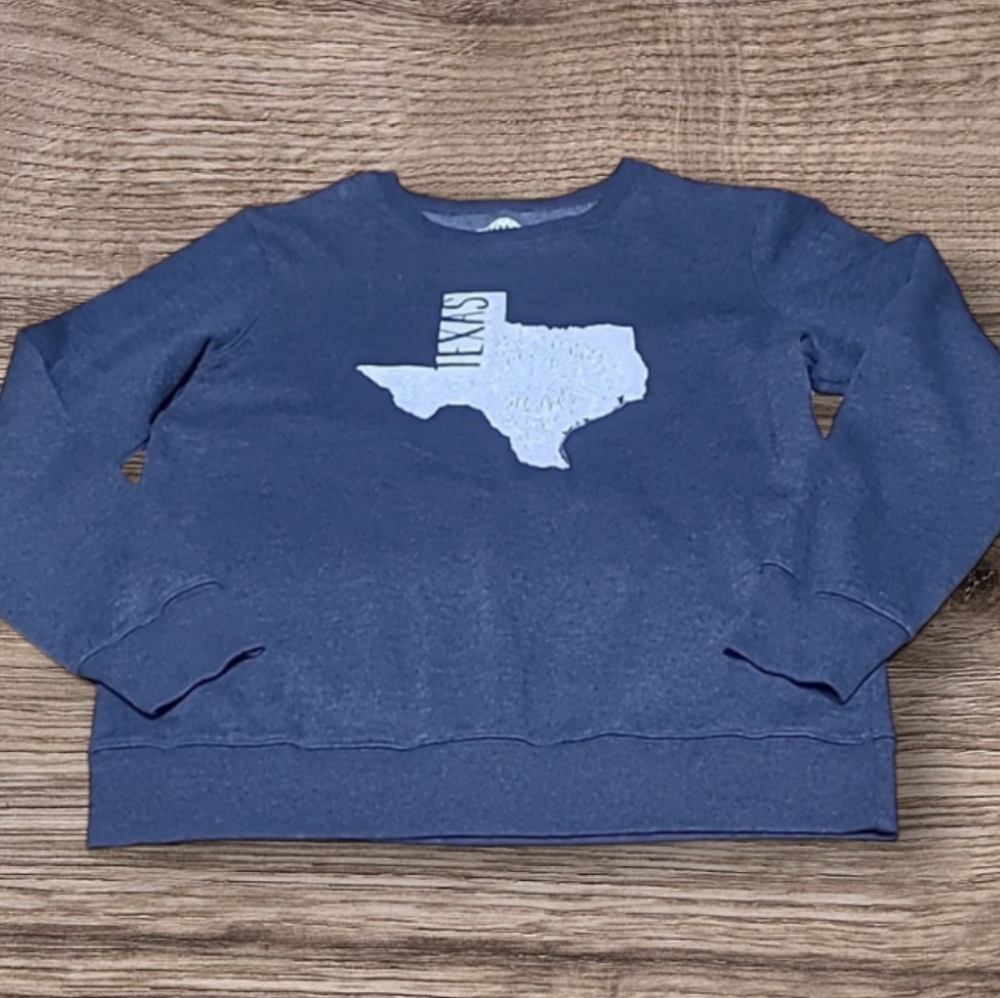 Texas Graphic Crewneck Sweatshirt - Navy